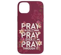 Prayer On It Religious Christian Praying Scripture Case for iPhone 14 Plus