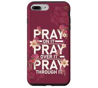 Prayer On It Religious Christian Praying Scripture Case for iPhone 7 Plus/8 Plus