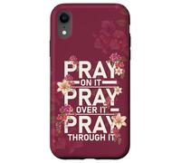 Prayer On It Religious Christian Praying Scripture Case for iPhone XR