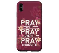 Prayer On It Religious Christian Praying Scripture Case for iPhone XS Max