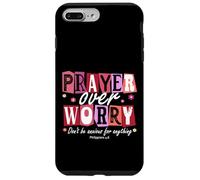 Prayer Over Worry - Philippians 4:6 Bible Verse Gift Case for iPhone 7 Plus/8 Plus