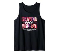 Prayer Over Worry - Philippians 4:6 Bible Verse Gift Tank Top