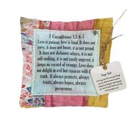 Prayer Quilt with Cross Inside,Handmade Sew Individually Quilts,Pocket Prayer Quilt,God Is Always By Your Side,Remembrance Christian Scripture Quilts,Gifts For Yourself Friend Family (B)