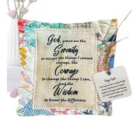 Prayer Quilt With Crosses Inside | 2024 New Vintage Pocket Prayer Quilt Squares | Handmade Sew Individually Colorful Christian Scripture Quilts | Vintage Prayer Quilt 10x10cm
