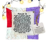 Prayer Quilt With crossing Inside, 2024 New Hand-Sew Individually Colourful Quilts, Vintage Prayer Quilt Squares, Pocket Prayer Quilt, Pocket Prayer crossing For Friend Family