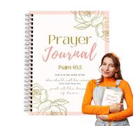 Prayer & Reflections Notebook Journal Diary with Daily Guides for Bible Study and Spiritual Meditation in Church or Home