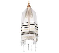 Prayer religious scarf shawl prayer scarf morning prayer Arab Israeli tallit shawl clothing men and women adults children middle-aged and elderly summer winter spring and autumn Jewish worship(Black)