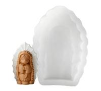 Prayer Silicone Mold,Angel Figurine Molding Shapes,Silicone Candle Mold | for Soap Plaster Fondant Clay Chocolate Candy Candle DIY Craft Baking