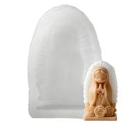Prayer Silicone Mold - Angel Statue Mould Tools,Candle Silicone Molds - for Soap Plaster Fondant Clay Chocolate Candy Candle DIY Craft Baking