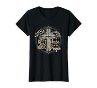 Prayer Songs Jesus Christ Religious Music Praise God Value Graphic T-Shirt