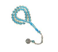 Prayer Tasbih 33 Beads Handcrafted Acrylic Beads for Daily Worship and Spiritual Rituals Cultural Event Beads, フリーサイズ