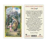 Prayer to Saint St. Joseph Laminated Prayer Cards - Pack of 25-