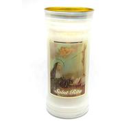 Prayer to St. Rita 72 Hour Burn Candle Saint Catholic 15cm White