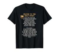 Prayer to the Holy Spirit with dove and rays T-Shirt