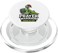 Prayer Warrior Armor God Praying Scripture Insect Joke PopSockets PopGrip for MagSafe