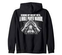 Prayer Warrior Back To School 2026 Christian Zip Hoodie
