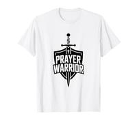 Prayer Warrior Christian Faith Armor of God T-Shirt
