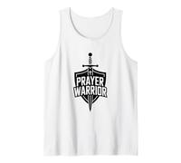 Prayer Warrior Christian Faith Armor of God Tank Top