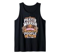 Prayer Warrior Christian Faith Cross Tank Top