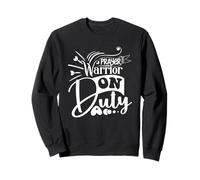 Prayer Warrior Christian Faith Jesus Cross Bible Shirt Sweatshirt