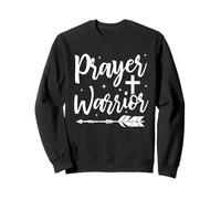 Prayer Warrior Cute Boho God Jesus Christian Apparel Women Sweatshirt