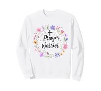 Prayer Warrior Cute Inspiration Faith Christian Apparel Girl Sweatshirt