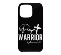 Prayer Warrior Ephesians 6:18 Faith Strength Motivation Case for iPhone 13 Pro