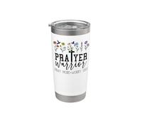 Prayer Warrior Pray More Prayer Changes Things Praying Mama Stainless Steel Insulated Tumbler