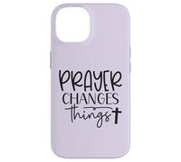 Prayer Warrior Tee Christian Faith Prayer Changes Things Case for iPhone 14