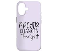 Prayer Warrior Tee Christian Faith Prayer Changes Things Case for iPhone 17