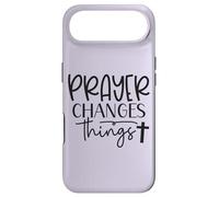 Prayer Warrior Tee Christian Faith Prayer Changes Things Case for iPhone Air