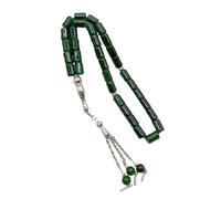 Prayer with 33 Cylindrical Glass Beads Elegant Design for Religious Devotion and Fashionable Accessory Smooth Beads