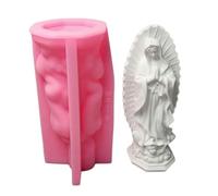 Prayer Woman Statue Silicone Mold Easy Demod Temperature Resistant for Making Soap Holiday Decoration Elastomer Cast for Render