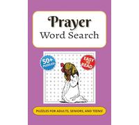 Prayer Word Search Puzzle Book: Word Searches with Easy to Read Print about Prayer,Meditation,Christians, and More | 6x9 inches, 110 pages | 50+ Puzzles... Gift for Vacation, Holidays, and Free Times
