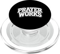 Prayer Works Christian Faith Jesus Worship Inspirational God PopSockets PopGrip for MagSafe