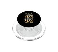 Prayerful Man Blessed Christian Faith PopSockets PopGrip for MagSafe