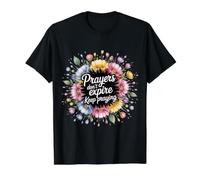 Prayers Don't Expire Keep Praying Faith Hope Message - Value Graphic T-Shirt, Men, Black, L