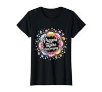 Prayers Don't Expire Keep Praying Faith Hope Message - Value Graphic T-Shirt, Women, Black, XS