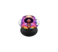Praying African American black melanin Christian woman pray PopSockets Adhesive PopGrip