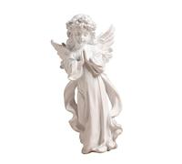 Praying Cherub Girl Figurine Nordic Homes Decors Resins Statue With Intricate Detail For Desk Shelf Display Ornament Angel Girl Resins Sculpture