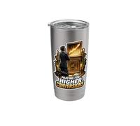 Praying for Higher Conversions Funny Marketer Men Stainless Steel Insulated Tumbler