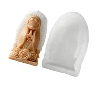 Praying Girl Silicone Heat Proof Easy Removal Multipurpose for Craft Soap Making Beautiful Ornament Gift Silicone for Making