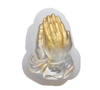 Praying Hand Silicone Mould - Buddha Hand Epoxy Resin Mold | Multipurpose Soap, Candle Cake Decorating Mold Projects, Fondant, Epoxy Resin & for Creating
