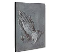 Praying Hands By Albrecht Durer Canvas Print for Living Room Bedroom Home Office Décor, Wall Art Picture Ready to Hang, 30 x 20 Inch (76 x 50 cm)