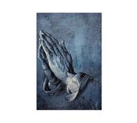 Praying Hands Canvas Poster Wall Art Decor Print Picture Paintings for Living Room Bedroom Decoration 12x18inch(30x45cm)