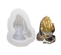 Praying Hands Silicone Mould | 3D Buddha Hand Silicone Mould, Prayer Hand Epoxy Casting Mould Mould For Resin Candle Cake Decoration Ep