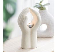 Praying Hands Tealight Holder - Elegant Meditation Candle Decor