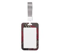 Praying Hands Vintage Sliding Id Badge Holder Hard Plastic Work Card Case Name Tag Protector for Nurses Office