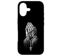 Praying Hands With Rosary Vintage Spiritual Gothic Art Case for iPhone 17