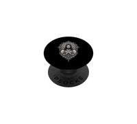 Praying Jesus Christ Rose Halo Gothic Sacred Icon Artwork PopSockets Adhesive PopGrip